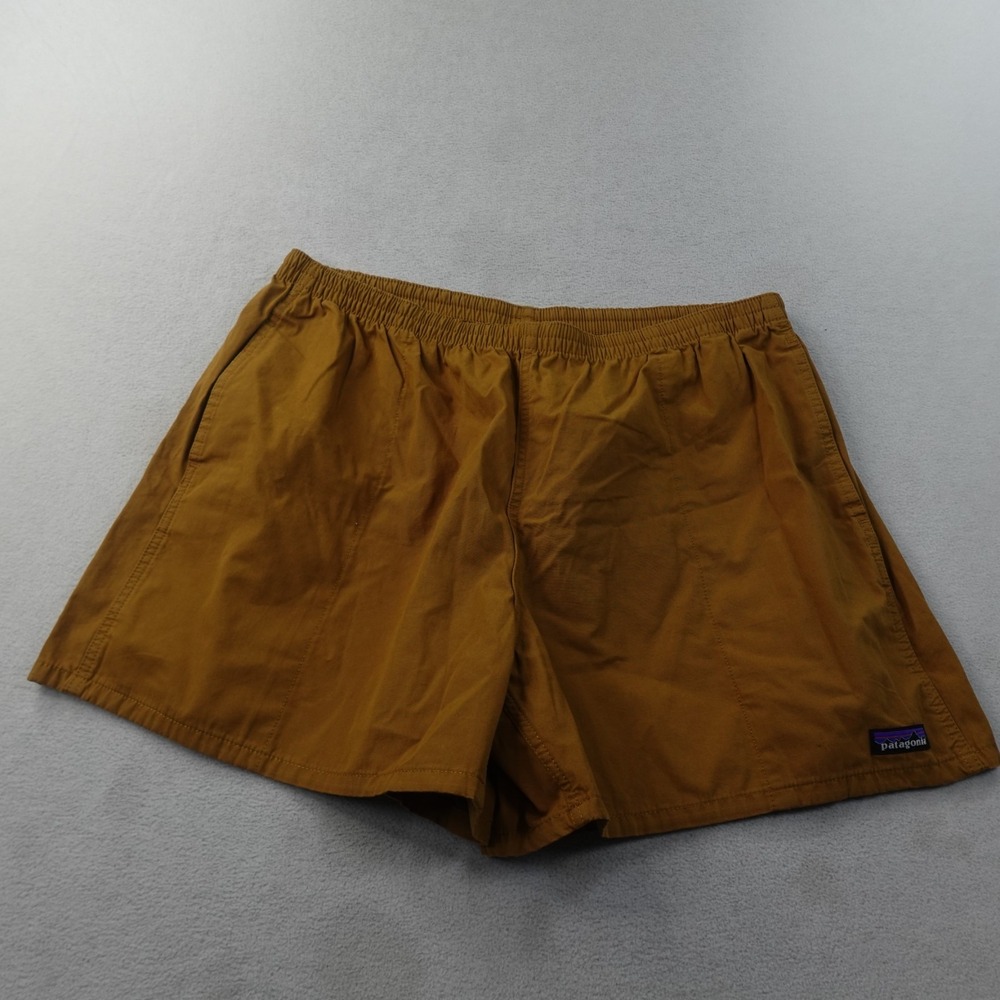 Patagonia Funhoggers Shorts Womens XL Raptor Brown 4" Cotton Casual 57160